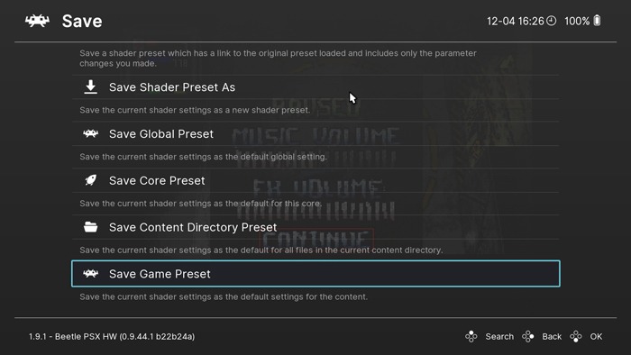 Juega juegos de Ps1 en PC Retroarch Save Game Preset