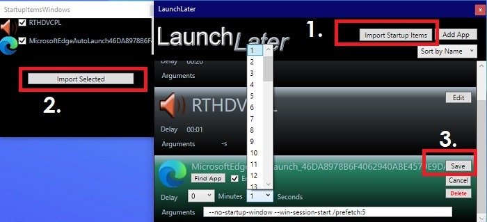 Carpeta de inicio Aplicación Win11 Launchlater
