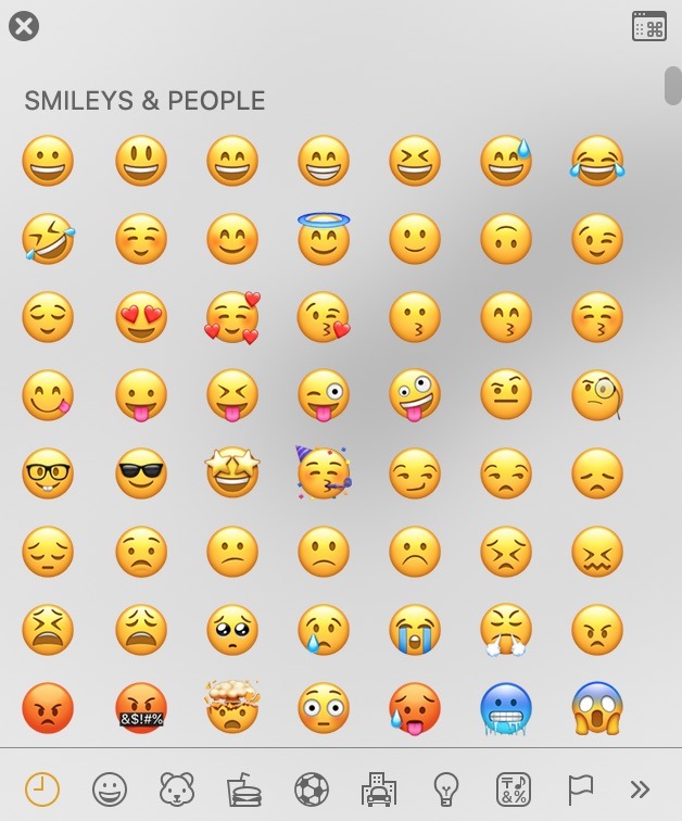 Nueve configuraciones ocultas de Mac Teclado Emoji