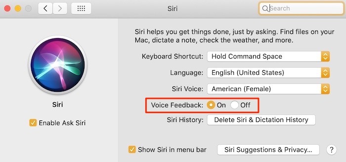 Nueve configuraciones ocultas de Mac para silenciar a Siri