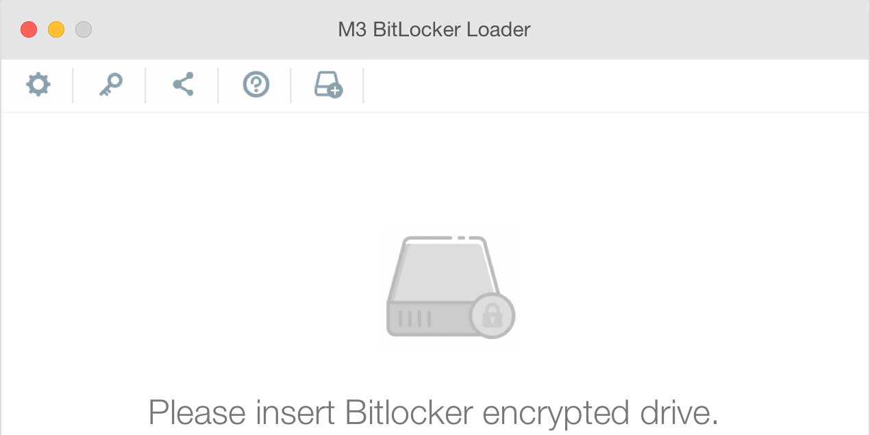 M3 Bitlocker Loader Revisión Insertar unidad