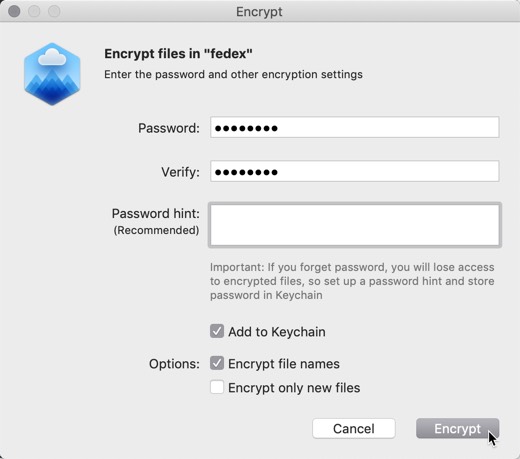 cloudmounter-review-encrypt-folder-password-set