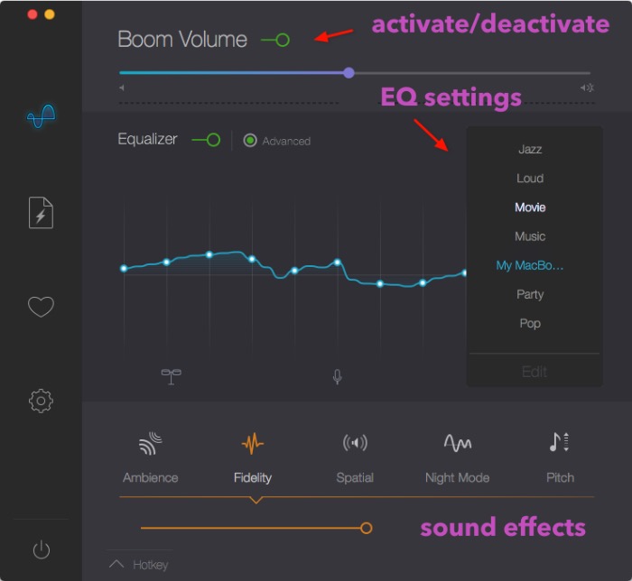 Boom -mte- ventana principal