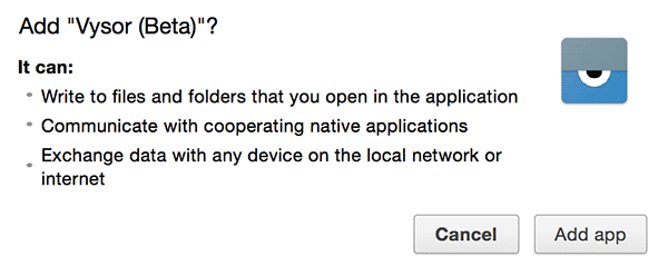 vysor-addapp