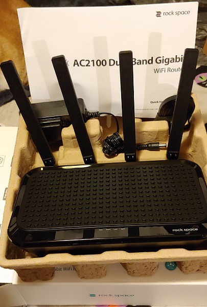 Rock Space Ac2100 Wi Fi Router Caja Abierta