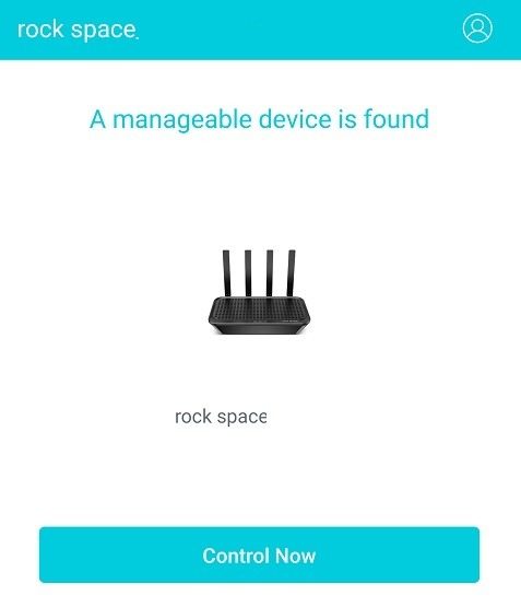 Enrutador Wi-Fi Rock Space Ac2100 dispositivo encontrado