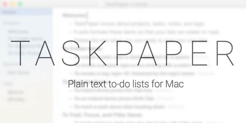 Intro To Taskpaper Featured
