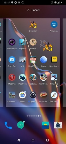 Pin de la pantalla de inicio de Android