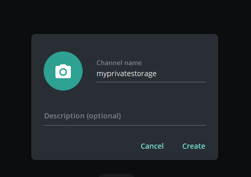 Uso de Telegram Create Private Channel2