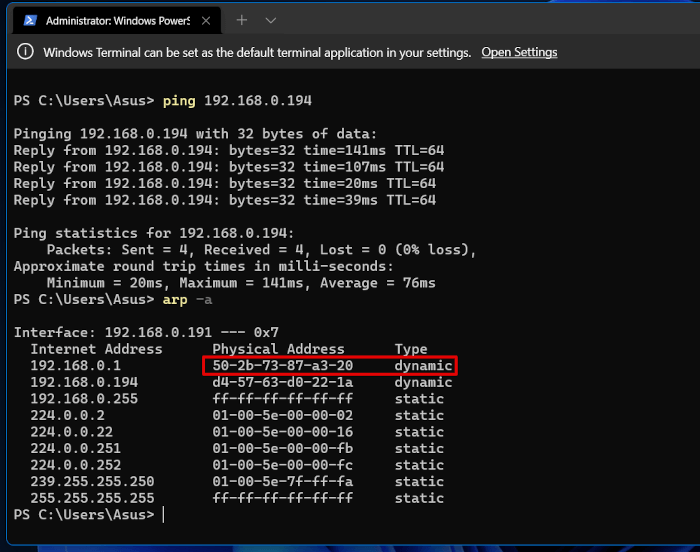 Administrador Windows Powershell Mac Dirección