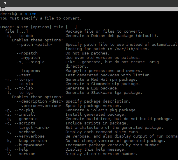 convertir-deb-a-rpm-alien-options