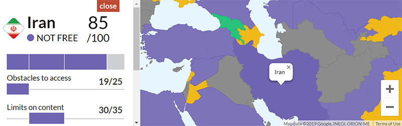 vpn-países-iran