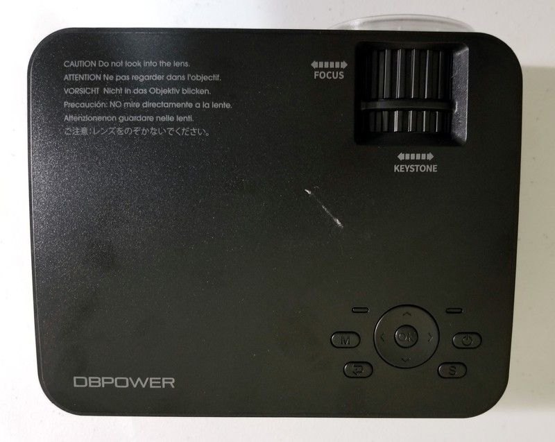 dbpower-mini-proyector-vista-superior