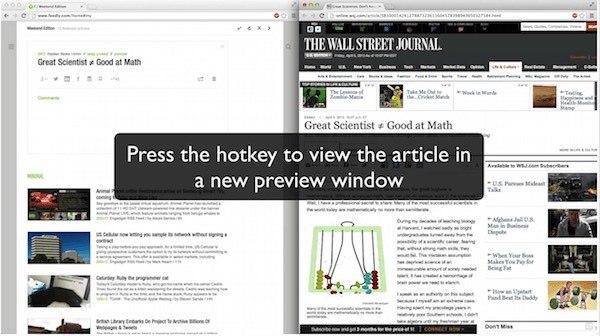 feedly-chrome-feedly-vista previa-ventana