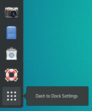 Configuración de GNOME Dash To Dock