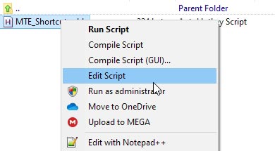 Accesos directos específicos de la aplicación con Ahk Edit Script