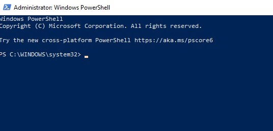 Cómo desinstalar Cortana después de la actualización de Windows de mayo de 2020 Abra la ventana de Powershell