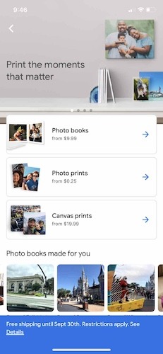 Guía para principiantes Google Photos Prints