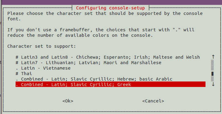 consolasetup-set-character-set