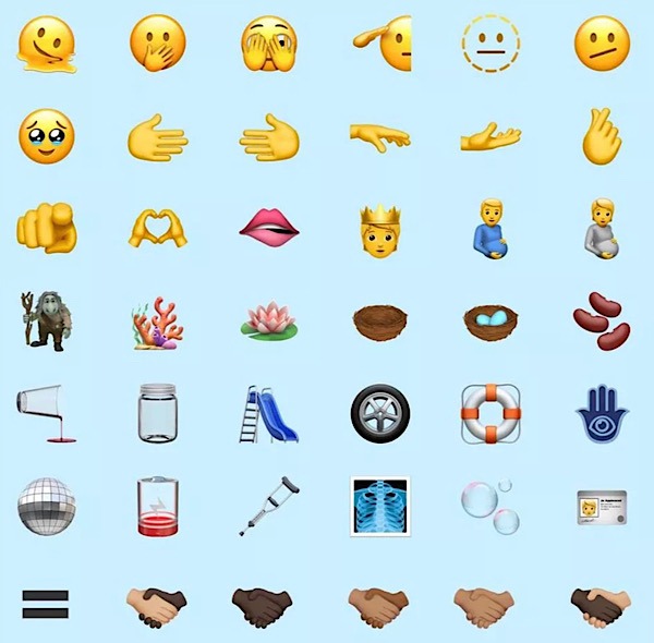 Mensaje de Google Beta Emojis 37 Nuevo