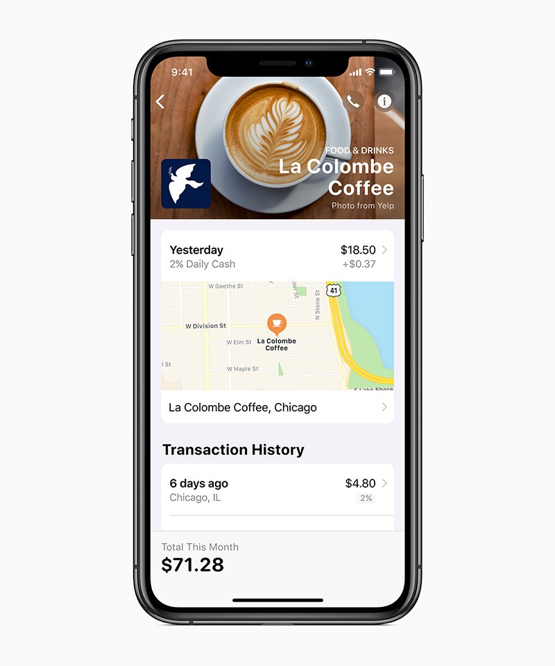 Apple Card Iphonexs La Colombe Café 032519