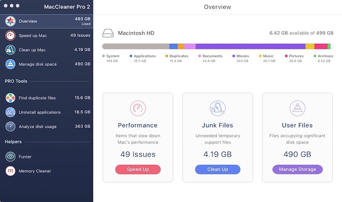 Escaneo Maccleaner Pro2 completo