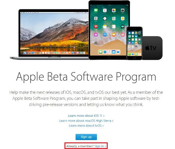 Apple-beta-software-programa