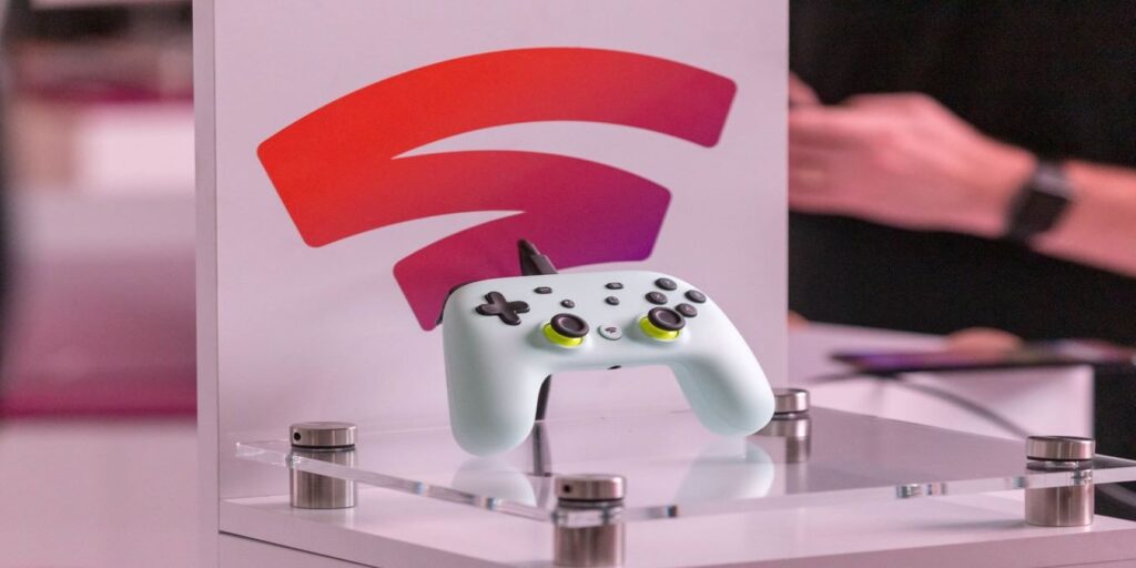 Stadia Controller Display