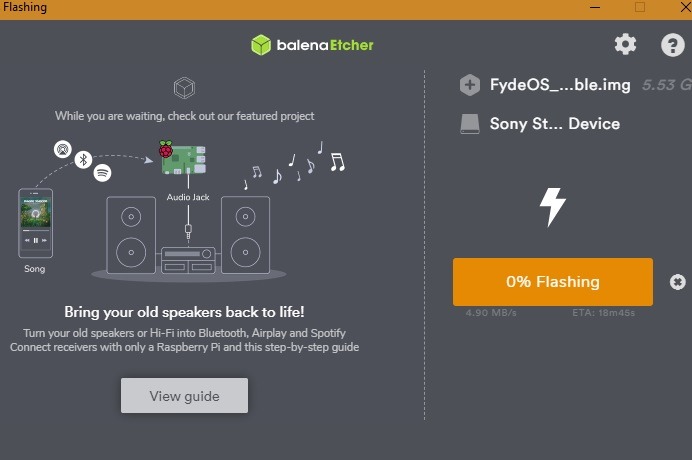 Unidad USB intermitente Fydeos