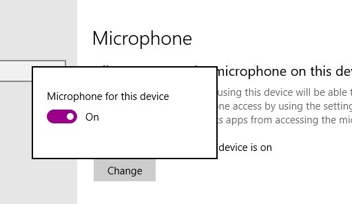 Configuración del micrófono