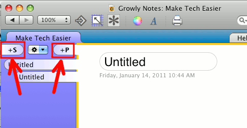 growly notes export as pdf