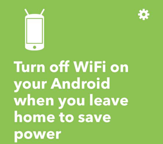 Ifttt Android Automatización Wi Fi Auto Encendido Apagado