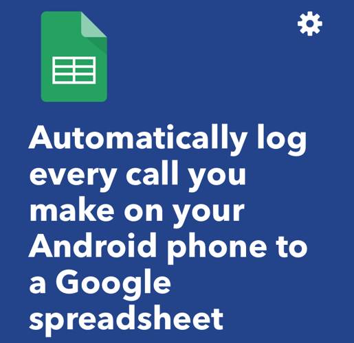 Ifttt Android Automatización Registro de llamadas telefónicas
