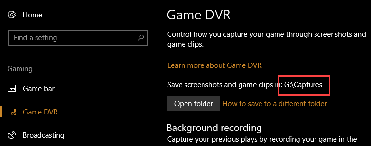 win10-game-dvr-carpeta-ubicación-actualizada