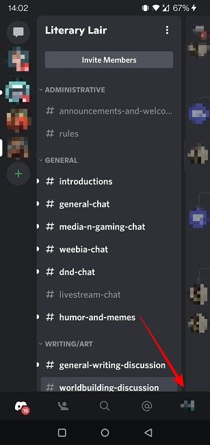 Cambiar el nombre de usuario de Discord Foto de perfil móvil