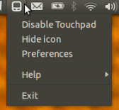 Ubuntu-Applet-Panel táctil