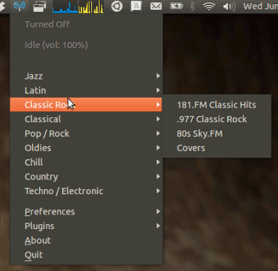 Ubuntu-Applet-Radio