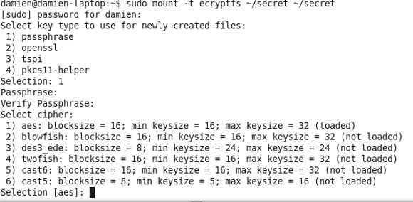 ecryptfs-cipher