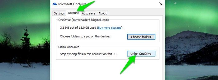 OneDrive-desvincular-OneDrive