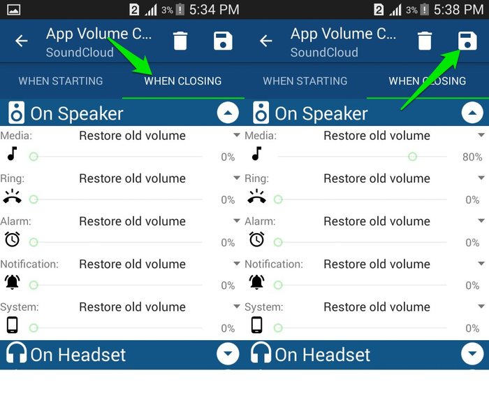 Android-App-Volume-Manager-guardar cambios