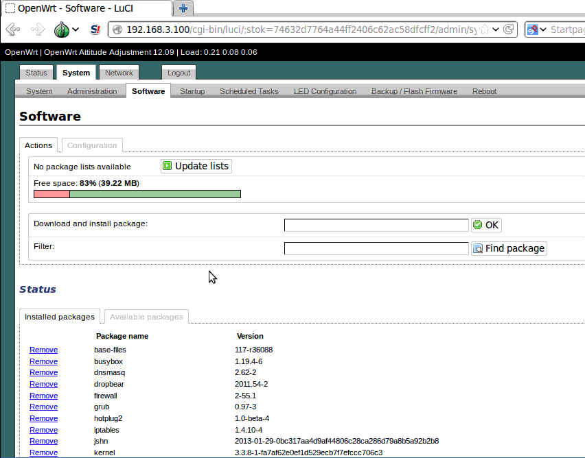 openwrt-add-software