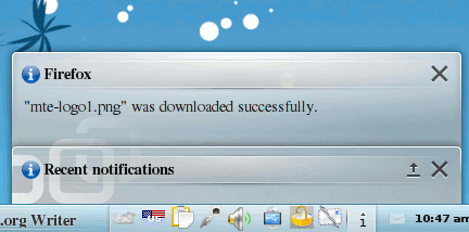 Extensión KDE Firefox PlasmaNotify