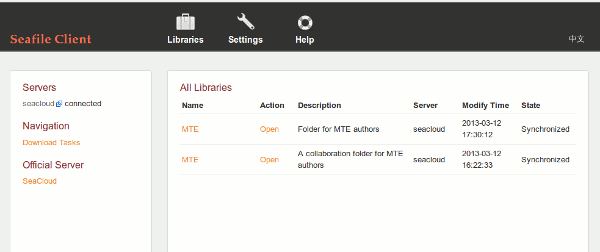 seafile-abierto-en-localhost