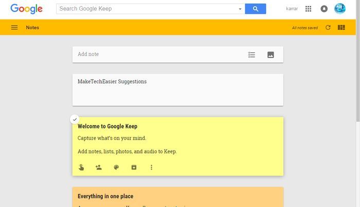 Aproveche al máximo su cuenta de Google Google Keep