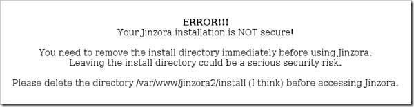 error de jinzora