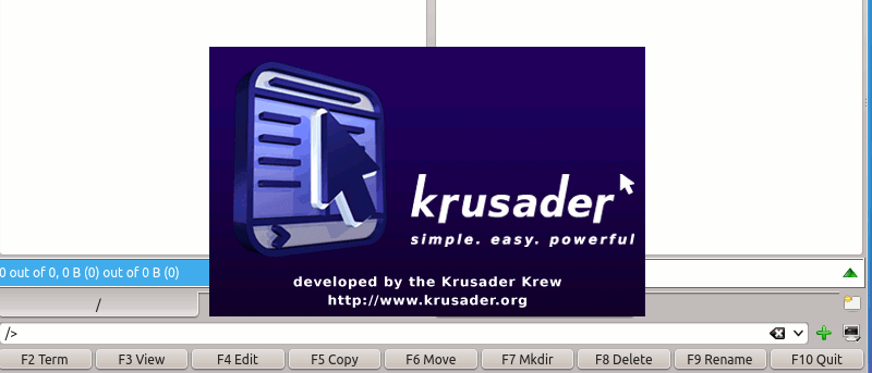 Utilice Krusader para una mejor gestión de archivos en KDE Desktop