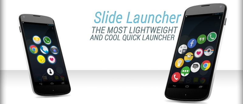 Use Slide Launcher para acceder rápidamente a sus aplicaciones favoritas en Android