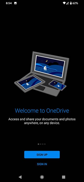 Fotoscopia de seguridad Onedrive