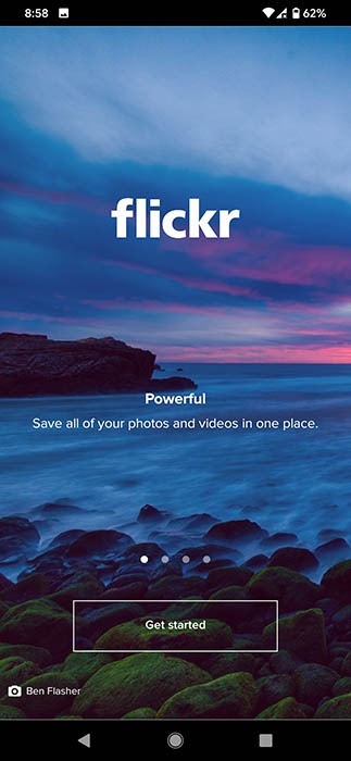 Fotoscopia de seguridad de Flickr