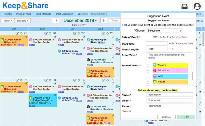 Alternativas de Keepandshare Google Calendar 1